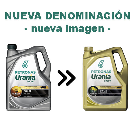 Aceite Urania 3000E 5W30 / 5000F 5W30