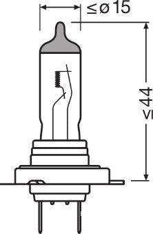 Lámpara automoción H7