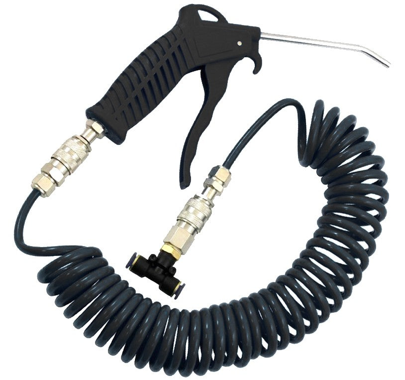 Pistola de aire con serpentín