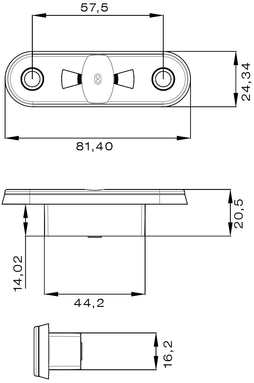 Piloto de posición LED - trasero