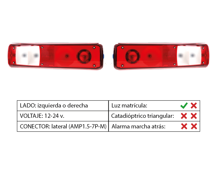 Piloto trasero