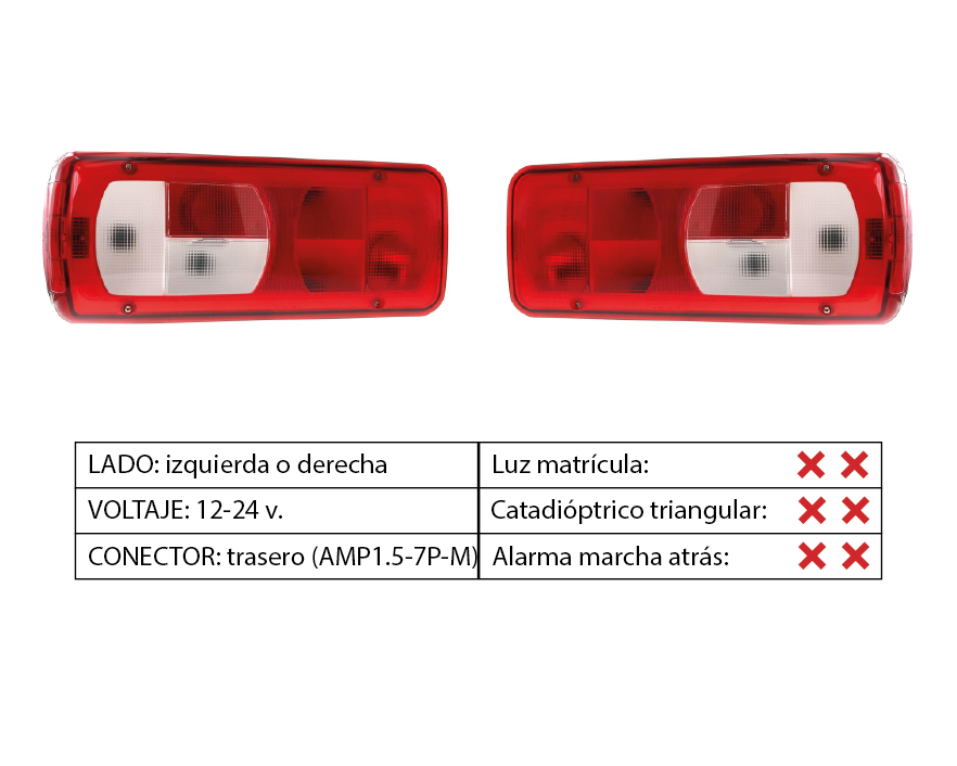 Piloto trasero