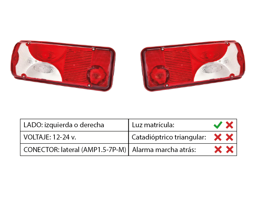 Piloto trasero