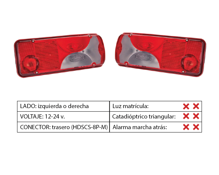 Piloto trasero