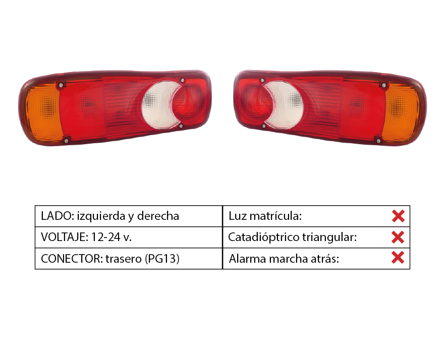 Piloto trasero