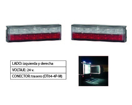 Piloto trasero LED