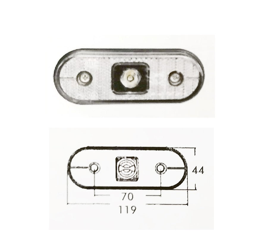 Piloto de posición LED - lateral