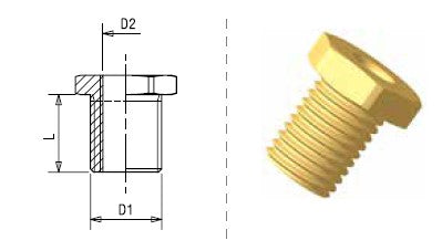 Racor pasamuro H/M