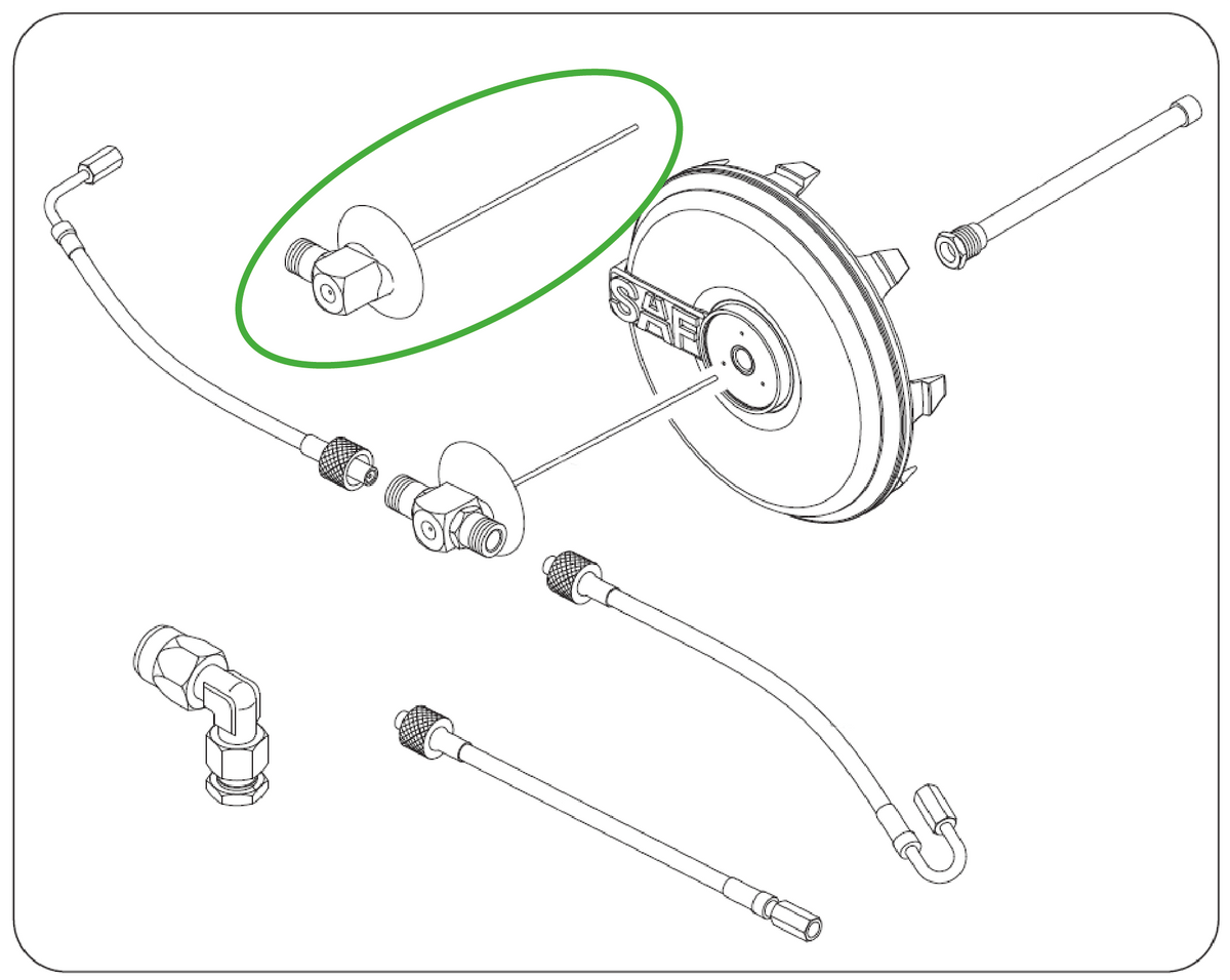 Estator rueda sencilla auto inflado