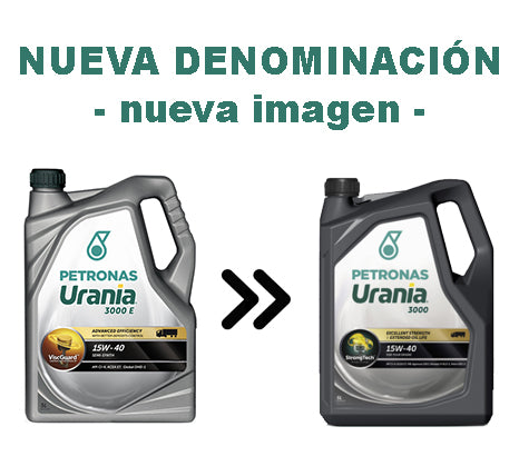 Aceite Urania 3000E 15W40 / 3000 15W40 CI4