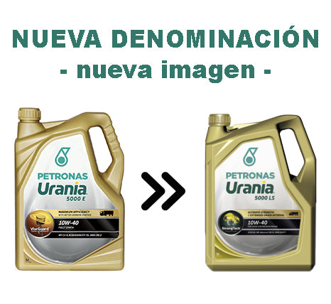 Aceite Urania 5000E 10W40 / 5000LS 10W40