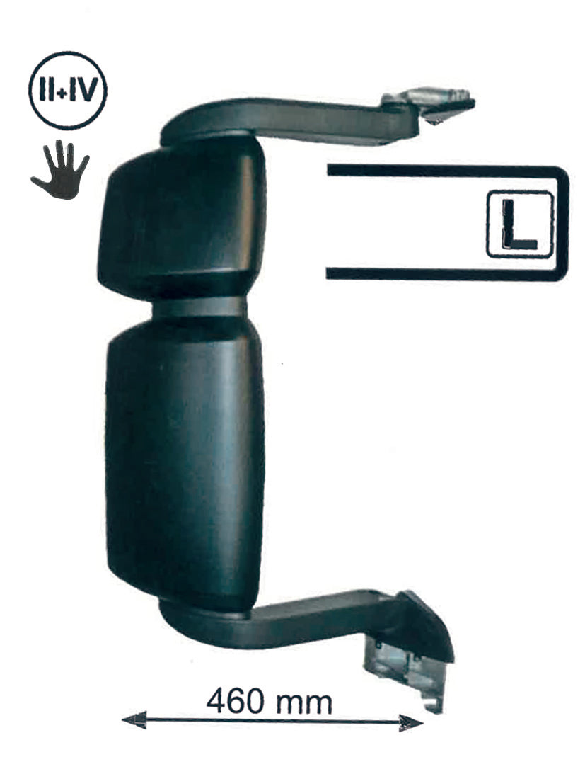 Retrovisor de brazo largo (L)