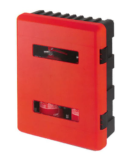 Caja de extintor doble de 9kg.