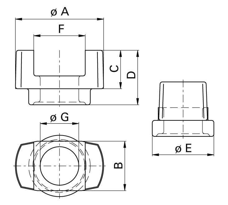 Guía TwistLock Ø38