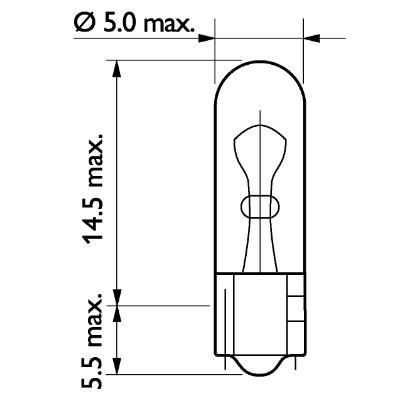 Lámpara automoción WBT5