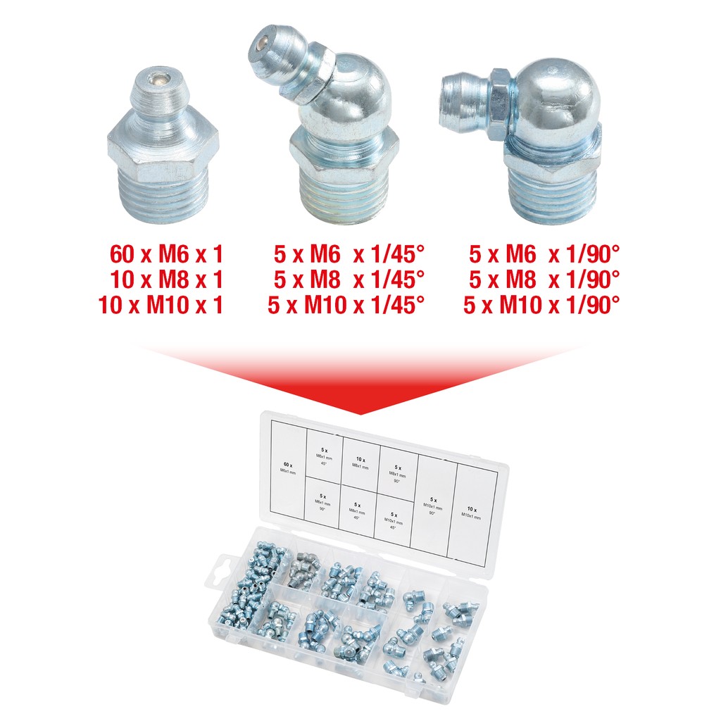 Caja con surtido engrasadores