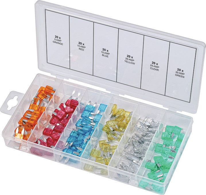 Caja con surtido minifusibles automoción