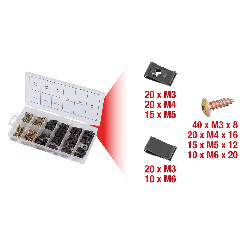 Caja con surtido grapas carrocero