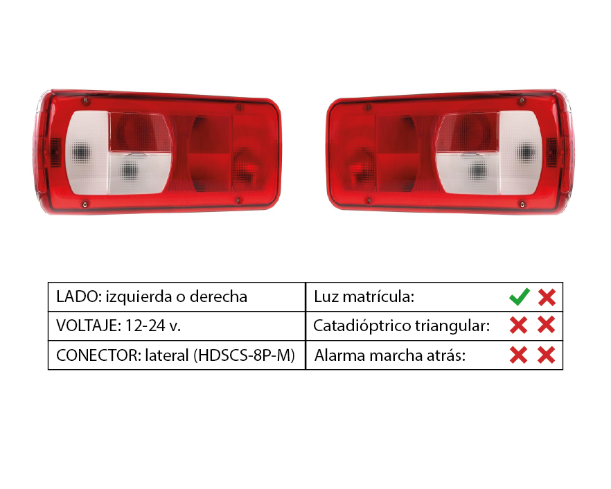 Piloto trasero