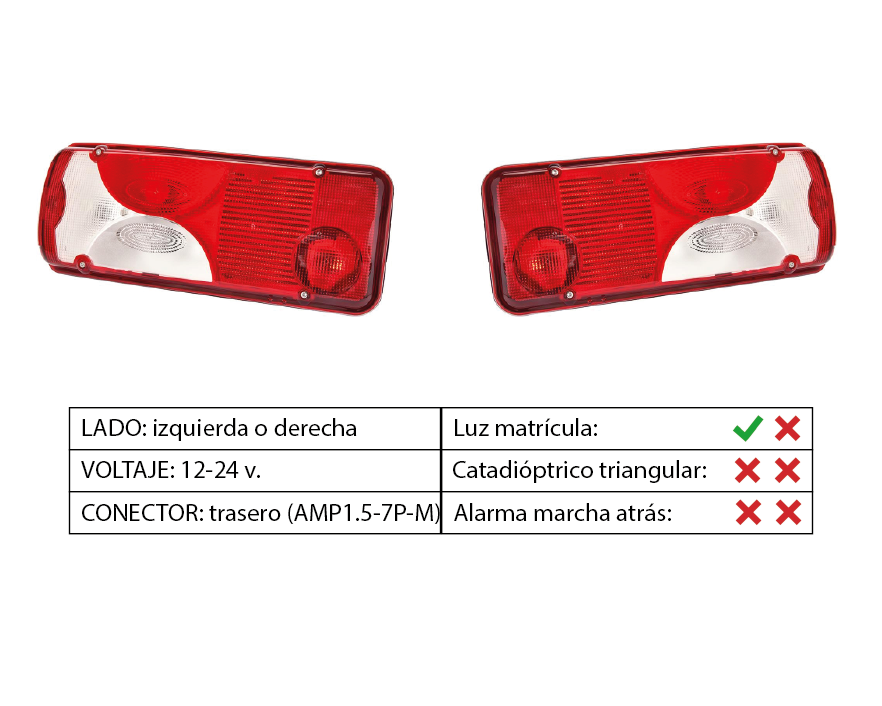 Piloto trasero