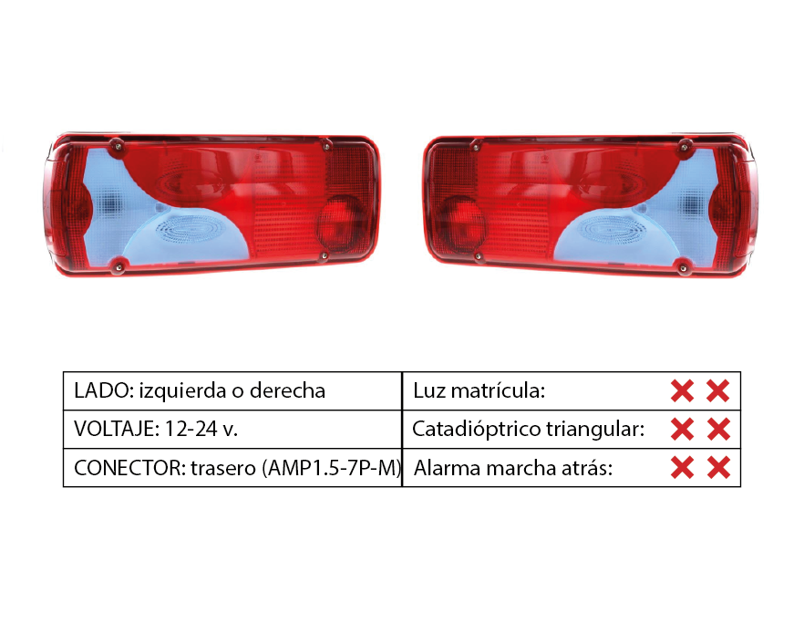 Piloto trasero