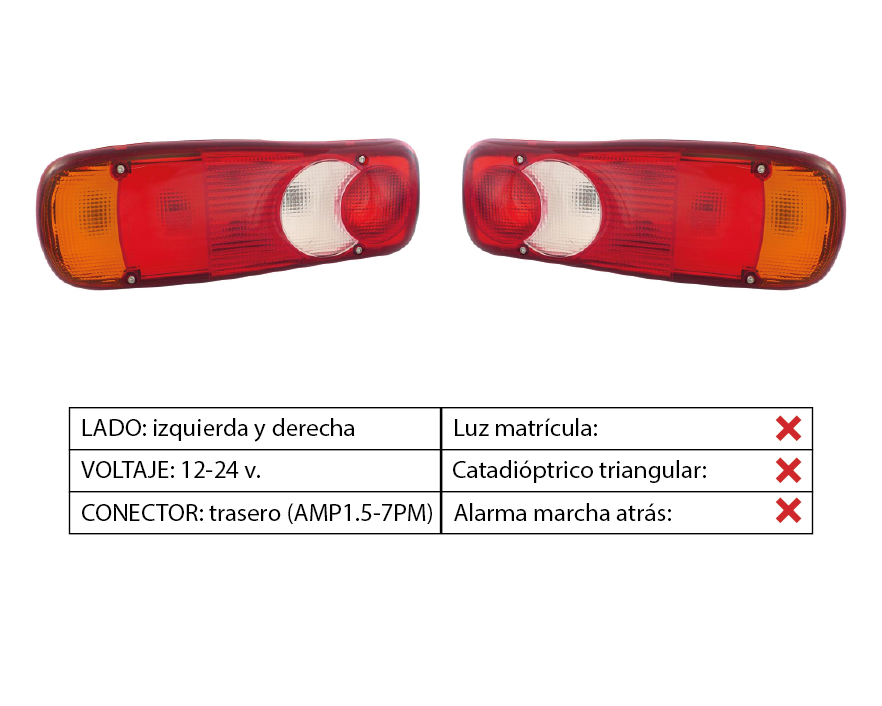 Piloto trasero