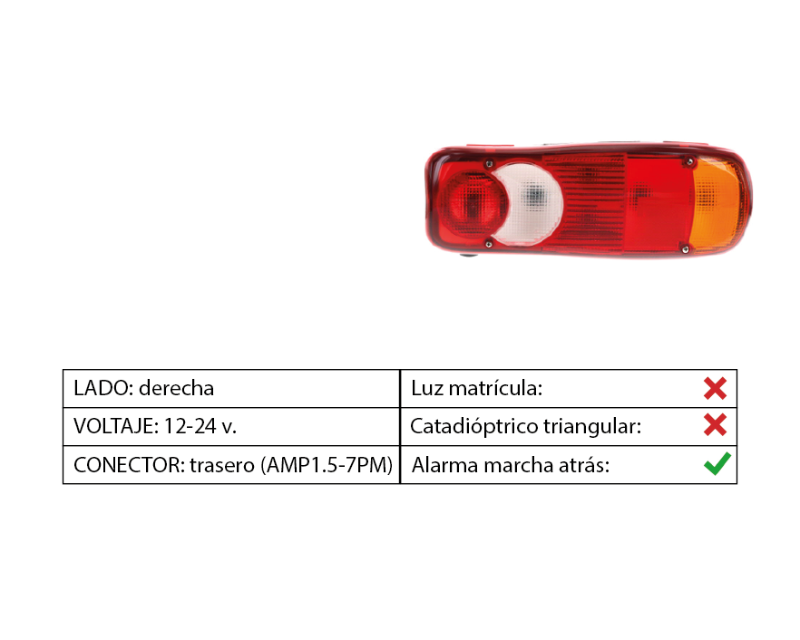 Piloto trasero