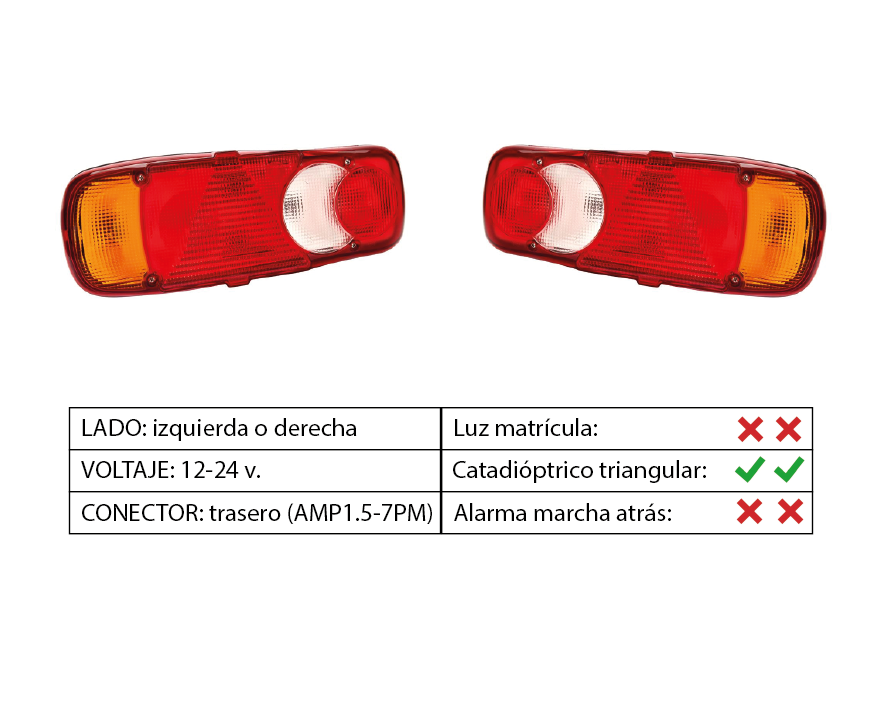 Piloto trasero