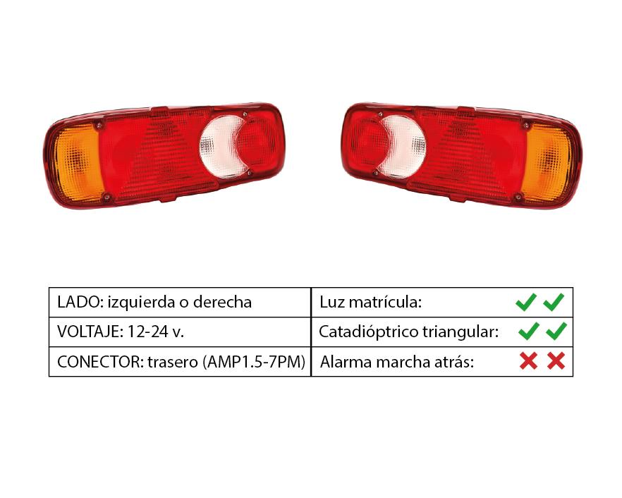 Piloto trasero