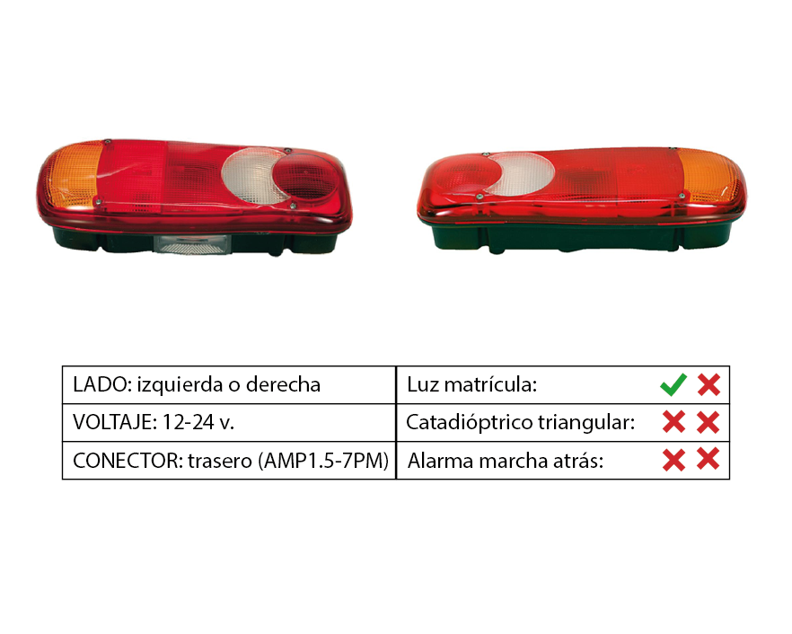 Piloto trasero