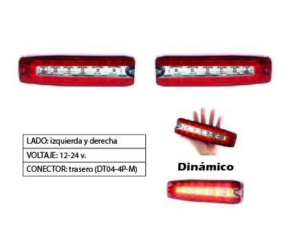 Piloto trasero LED