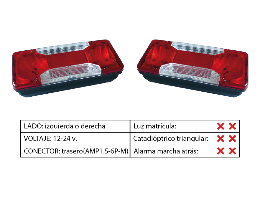 Piloto trasero