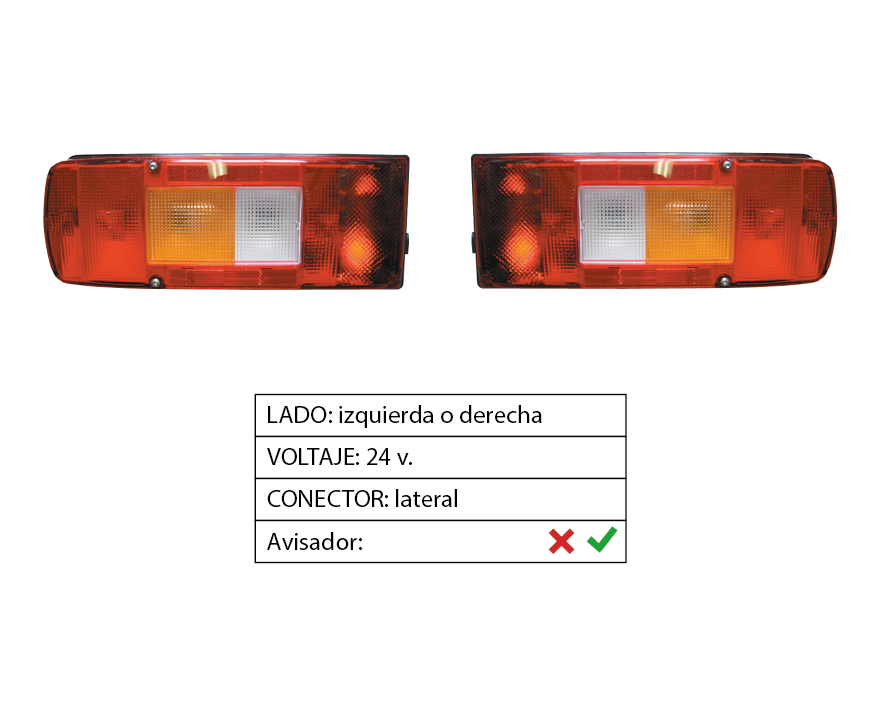 Piloto trasero