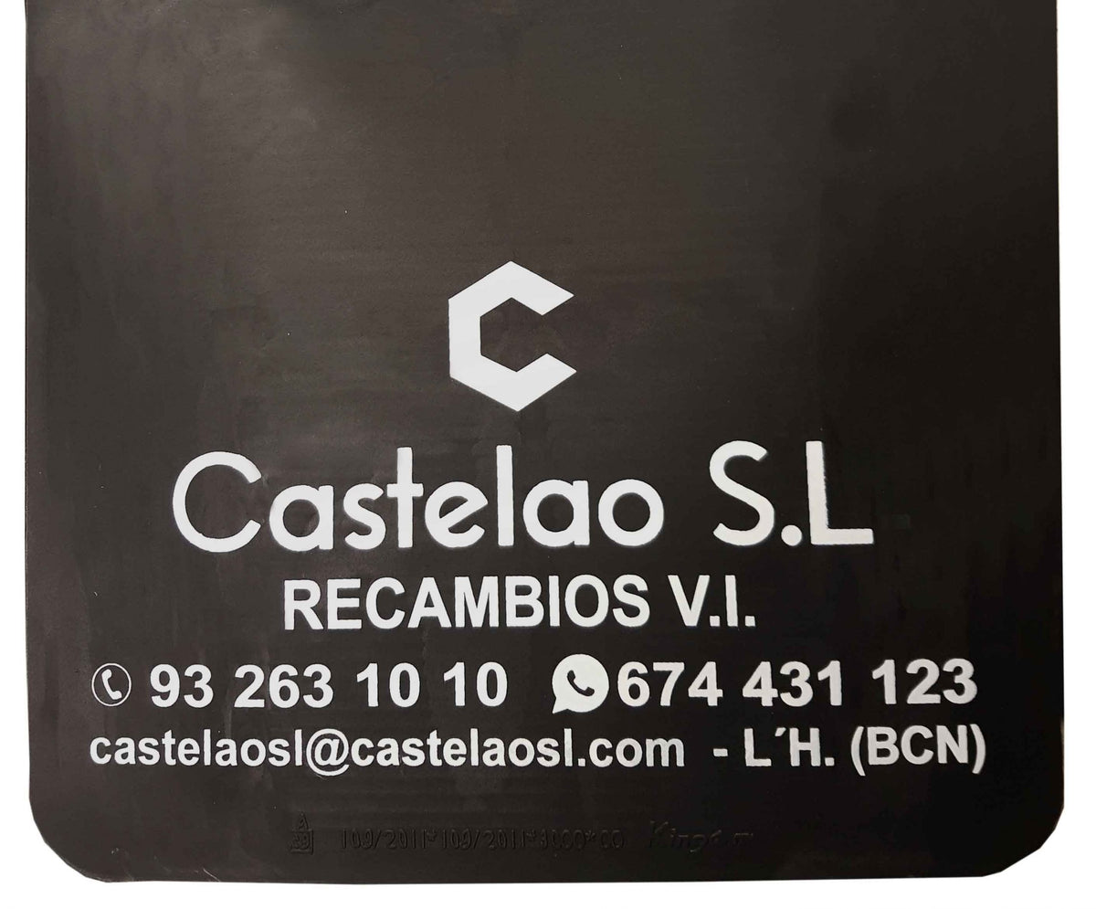 Faldón trasero rueda doble